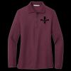 Ladies Silk Touch Long Sleeve Polo Thumbnail