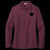 Ladies Silk Touch Long Sleeve Polo Thumbnail