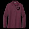 Ladies Silk Touch Long Sleeve Polo Thumbnail