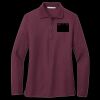 Ladies Silk Touch Long Sleeve Polo Thumbnail