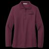 Ladies Silk Touch Long Sleeve Polo Thumbnail