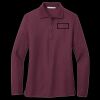 Ladies Silk Touch Long Sleeve Polo Thumbnail