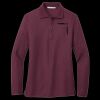 Ladies Silk Touch Long Sleeve Polo Thumbnail