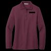 Ladies Silk Touch Long Sleeve Polo Thumbnail
