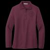 Ladies Silk Touch Long Sleeve Polo Thumbnail