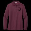 Ladies Silk Touch Long Sleeve Polo Thumbnail
