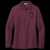 Ladies Silk Touch Long Sleeve Polo Thumbnail