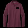Ladies Silk Touch Long Sleeve Polo Thumbnail