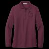 Ladies Silk Touch Long Sleeve Polo Thumbnail