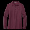 Ladies Silk Touch Long Sleeve Polo Thumbnail