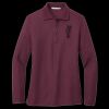 Ladies Silk Touch Long Sleeve Polo Thumbnail