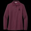 Ladies Silk Touch Long Sleeve Polo Thumbnail