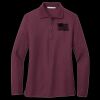 Ladies Silk Touch Long Sleeve Polo Thumbnail