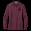 Ladies Silk Touch Long Sleeve Polo Thumbnail