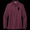 Ladies Silk Touch Long Sleeve Polo Thumbnail