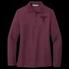 Ladies Silk Touch Long Sleeve Polo Thumbnail