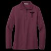Ladies Silk Touch Long Sleeve Polo Thumbnail