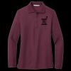 Ladies Silk Touch Long Sleeve Polo Thumbnail