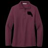 Ladies Silk Touch Long Sleeve Polo Thumbnail
