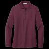 Ladies Silk Touch Long Sleeve Polo Thumbnail