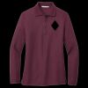 Ladies Silk Touch Long Sleeve Polo Thumbnail