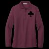 Ladies Silk Touch Long Sleeve Polo Thumbnail