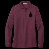 Ladies Silk Touch Long Sleeve Polo Thumbnail