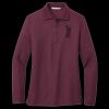 Ladies Silk Touch Long Sleeve Polo Thumbnail