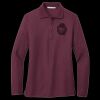 Ladies Silk Touch Long Sleeve Polo Thumbnail