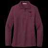 Ladies Silk Touch Long Sleeve Polo Thumbnail