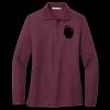Ladies Silk Touch Long Sleeve Polo Thumbnail