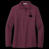 Ladies Silk Touch Long Sleeve Polo Thumbnail
