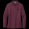 Ladies Silk Touch Long Sleeve Polo Thumbnail