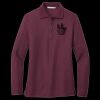Ladies Silk Touch Long Sleeve Polo Thumbnail