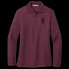 Ladies Silk Touch Long Sleeve Polo Thumbnail
