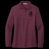 Ladies Silk Touch Long Sleeve Polo Thumbnail