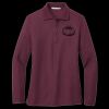 Ladies Silk Touch Long Sleeve Polo Thumbnail