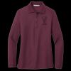 Ladies Silk Touch Long Sleeve Polo Thumbnail