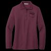 Ladies Silk Touch Long Sleeve Polo Thumbnail