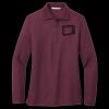 Ladies Silk Touch Long Sleeve Polo Thumbnail