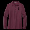 Ladies Silk Touch Long Sleeve Polo Thumbnail