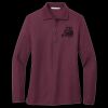 Ladies Silk Touch Long Sleeve Polo Thumbnail