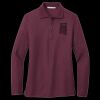 Ladies Silk Touch Long Sleeve Polo Thumbnail