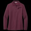 Ladies Silk Touch Long Sleeve Polo Thumbnail