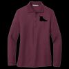 Ladies Silk Touch Long Sleeve Polo Thumbnail