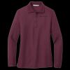 Ladies Silk Touch Long Sleeve Polo Thumbnail
