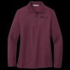 Ladies Silk Touch Long Sleeve Polo Thumbnail