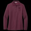 Ladies Silk Touch Long Sleeve Polo Thumbnail