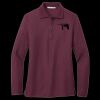 Ladies Silk Touch Long Sleeve Polo Thumbnail