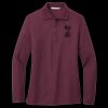 Ladies Silk Touch Long Sleeve Polo Thumbnail